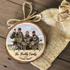 GeckoCustom Upload photo Ormanet For Duck Hunter, Christmas Wood Slice Ornament, HN590