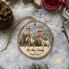 GeckoCustom Upload photo Ormanet For Duck Hunter, Christmas Wood Slice Ornament, HN590