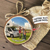 GeckoCustom Upload photo Ornament Family Ornament Christmas Wood Slice Ornament, HN590