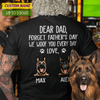 GeckoCustom We Woof You Every Day Dog Shirt K228 HN590