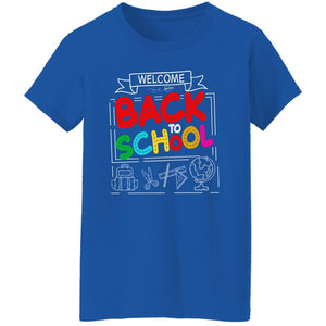 GeckoCustom Welcome Back To School 1st Day of School Shirt H423 Women T-shirt / Royal / S