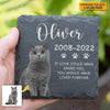 GeckoCustom You Will Never Leave Our Heart Cat Stone, T368 HN590