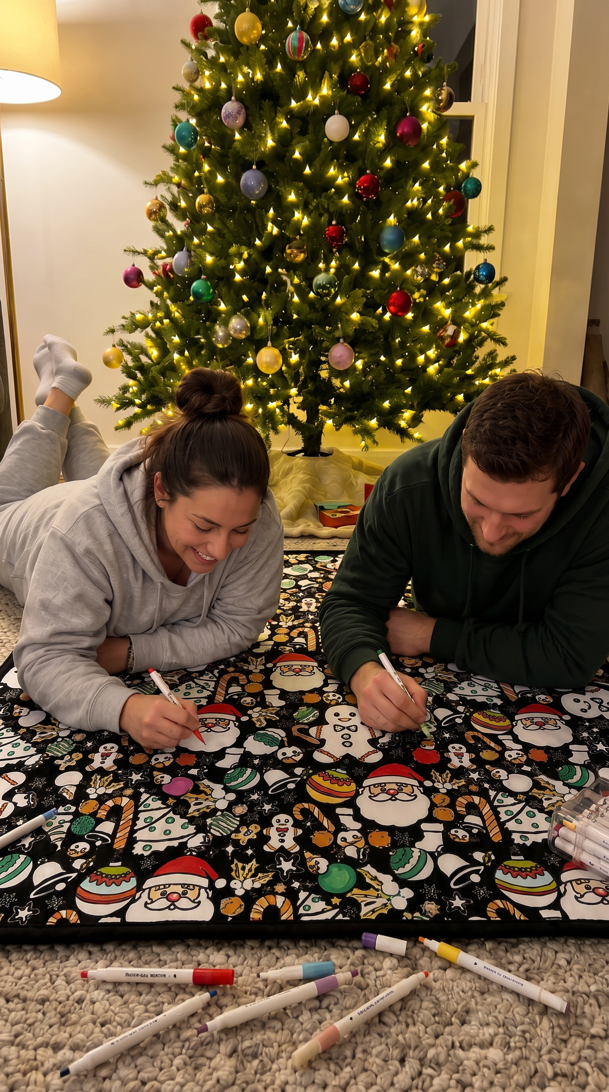 Coloring Blanket Christmas Gift For Family TH10 171051