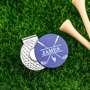 Personalised Golf Ball Marker Magnetic Hat Clip with Name Premium Golfer Accessories Gift for Golf Enthusiast HO82 900626