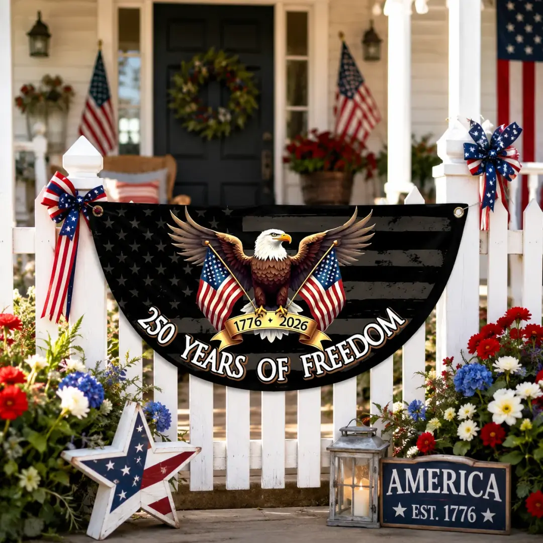 250 Years of Freedom Non-Pleated Fan Flag TH10 170159