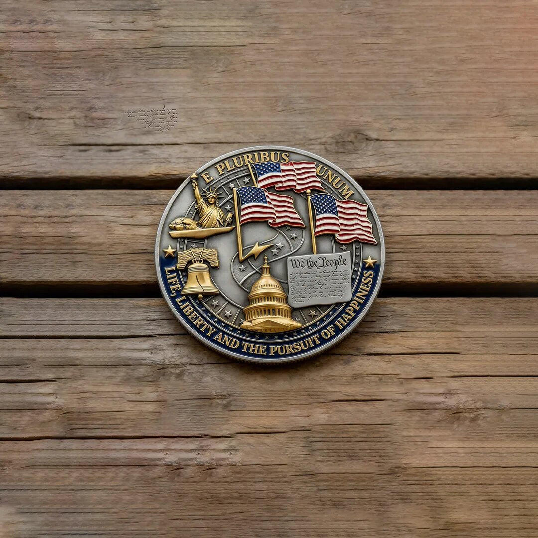 Faith & Nation 250 Years of America Commemorative Coin – Celebrating 250 Years of Freedom LM32 899151