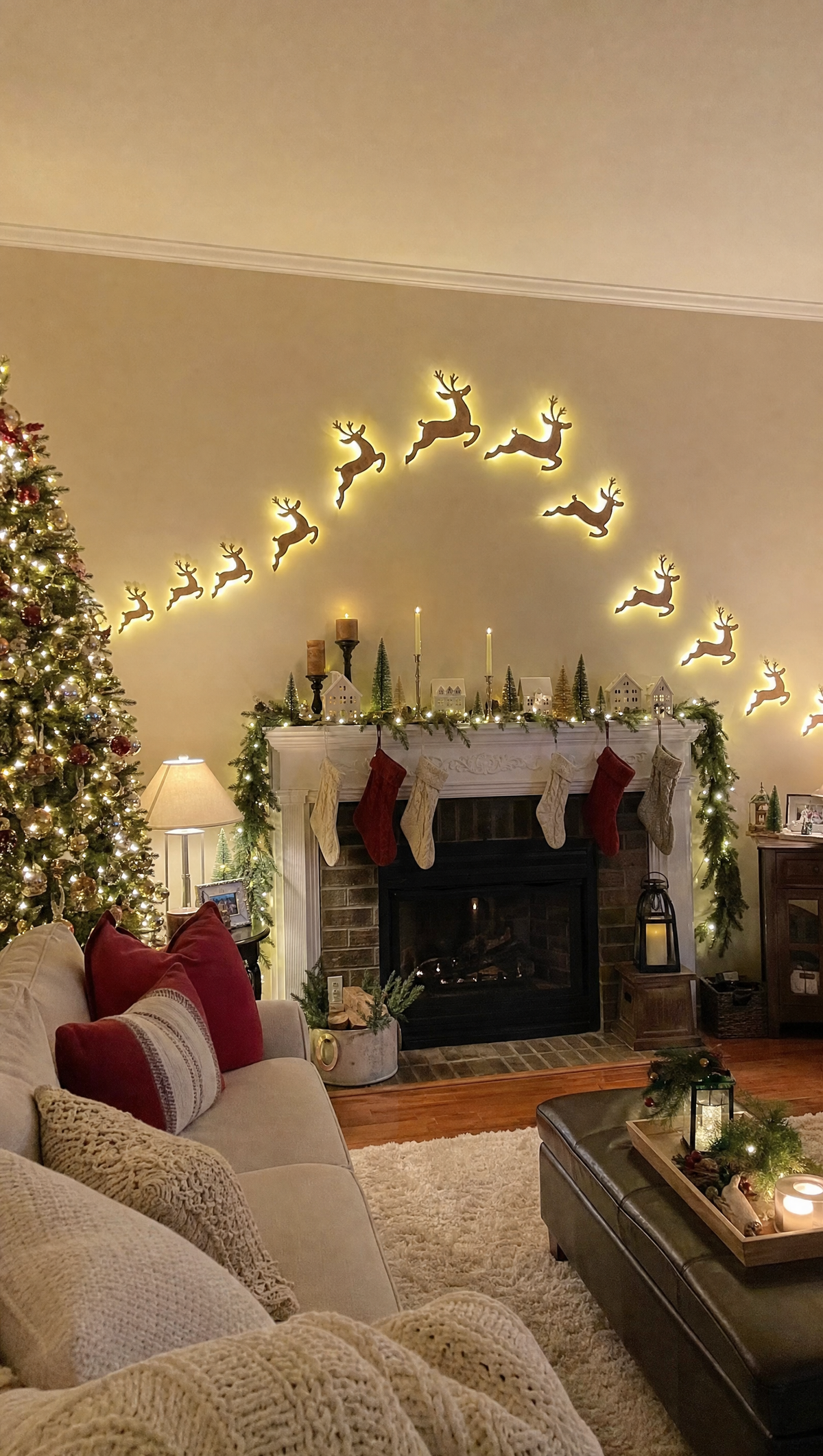 Lighted Reindeer Wall Decor For Christmas TH10 171085