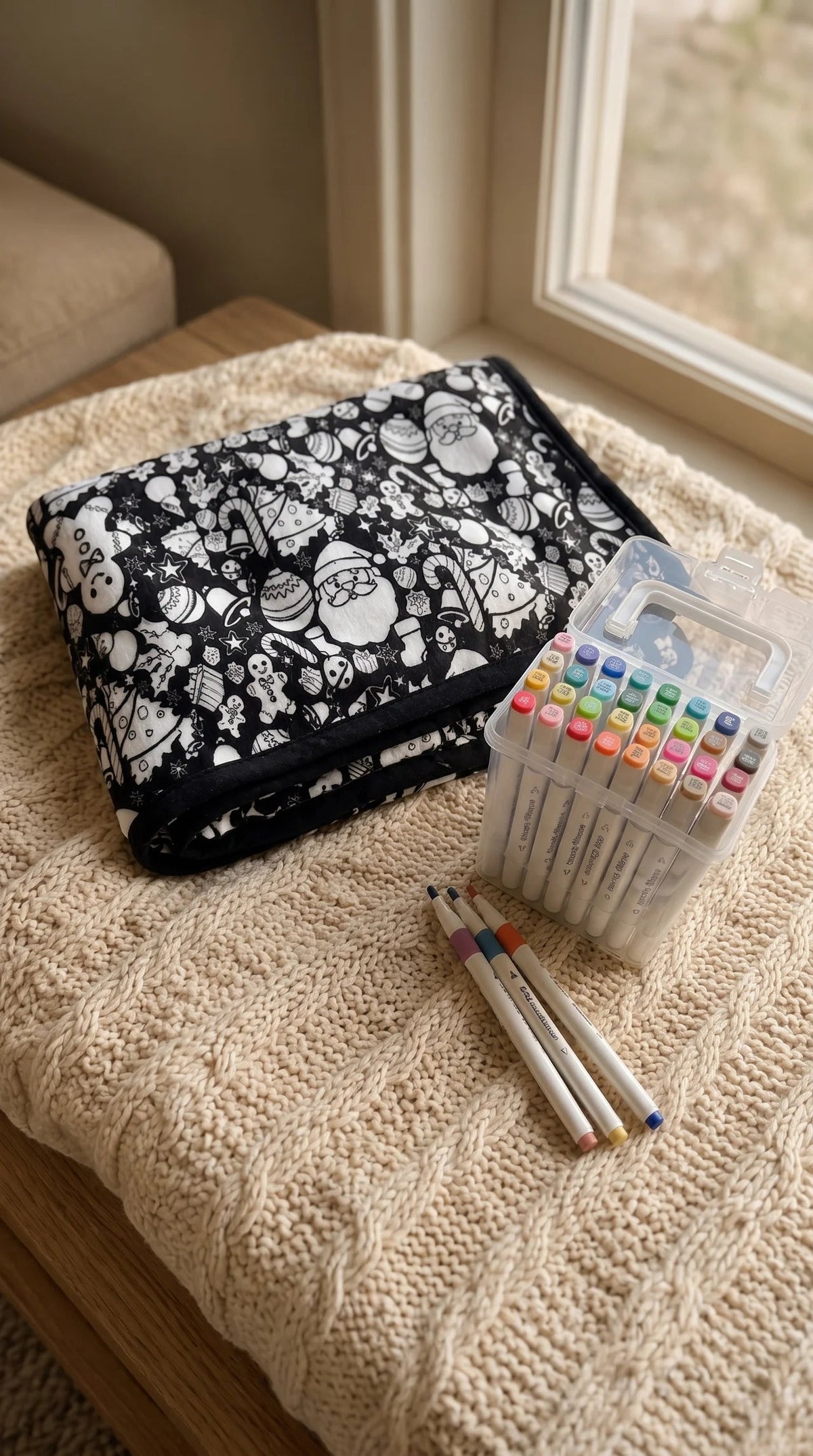 Coloring Blanket Christmas Gift For Family TH10 171051