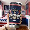 Custom Name 250 Years of Freedom America 1776–2026 Anniversary Fat Tumbler CH07 910552