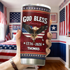 Custom Name 250 Years of Freedom America 1776–2026 Anniversary Fat Tumbler CH07 910586