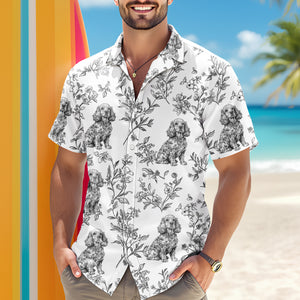 Dog Toile Fabri - Personalized Hawaiian Shirt, Gift For Dog Lover CH07 896076