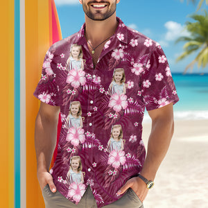 Custom Photo Summer Hawaiian Shirt Perfect For Vacations & Gifts LM32 893749