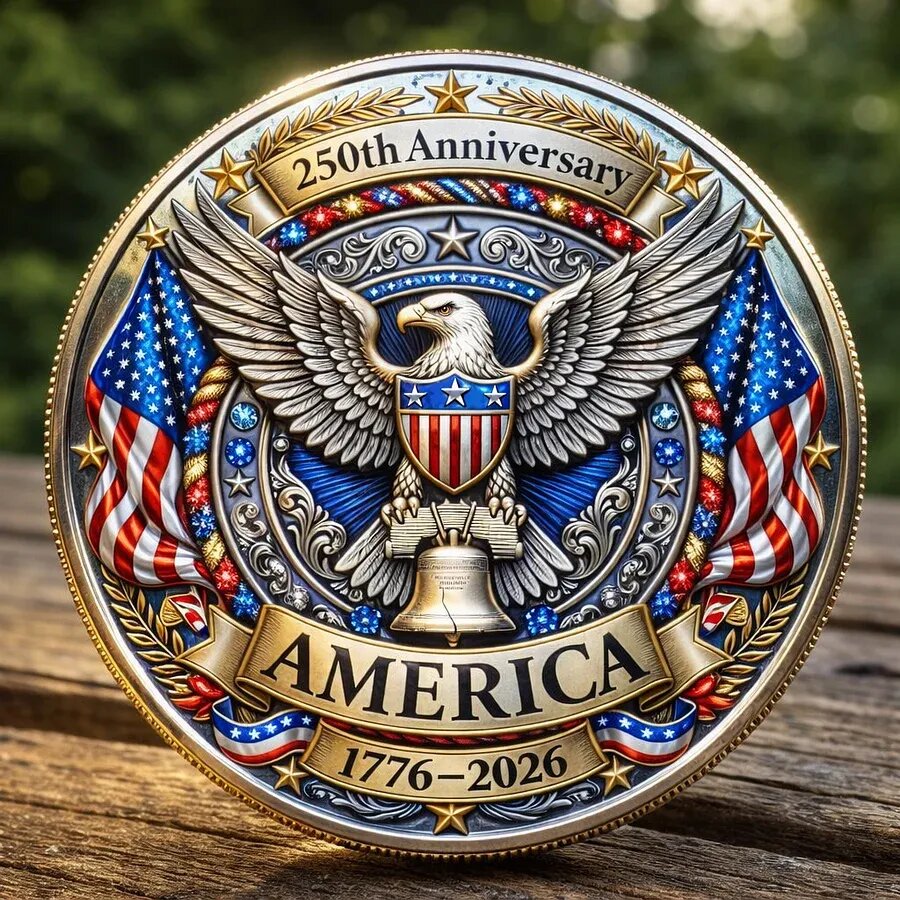 250 Years of America Commemorative Coin – 250 Years of Freedom Limited Edition LM32 899297