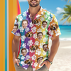 Custom Photo Paw Pattern Hawaii Shirt - Custom Funny Pet Lover Gift CH07 911106