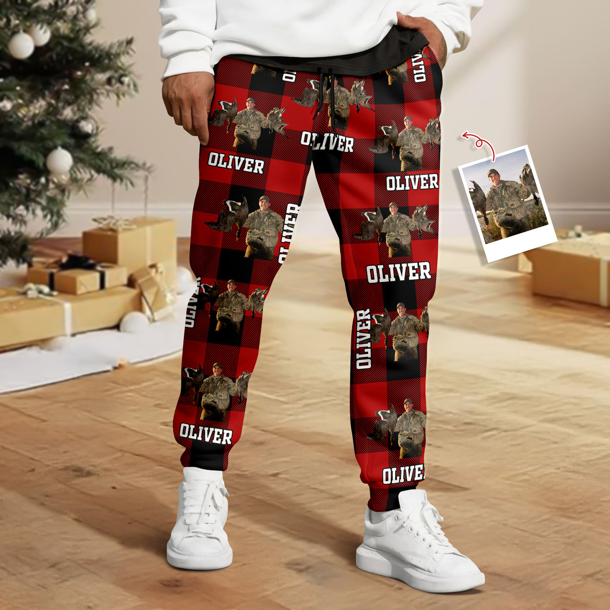 Custom Photo Duck Hunting Sweatpants Christmas Gift For Duck Hunters HA75 898264