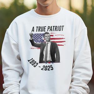 Charlie Kirk - A True Patriot Bright Shirt LM32 65437