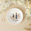 Custom Proposal Portrait Ring Dish Engagement Gift For Couple HO82 901020