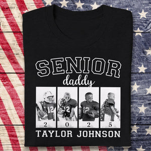 Custom Photo Senior Football Mama Dark Shirt Gifts For Football Mom, Football Lover CH07 899446