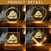 Custom Dog Cat Photo Engraved Crystal Photo With Light HA75 898202