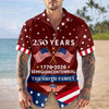 Custom Name USA 250 Years Semiquincentennial 1776-2026 Hawaii Shirt LM32 899543