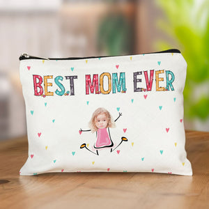 Custom Photo Best Mom Ever Mother's Day Cosmetic Bag TH10 892587