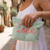 Personalized Name Seersucker Makeup Bag - Gift For Mom, Girlfriend, Women, Summer Gift HO82 902064