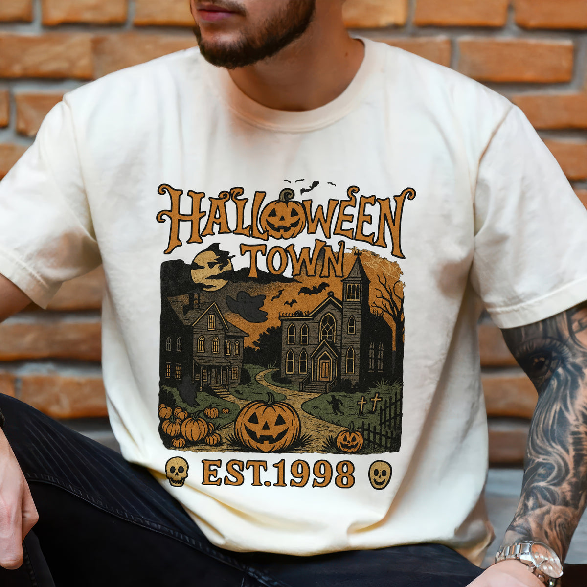 Halloweentown Est. 1998 Vintage 90s Style Halloween Comfort Shirt HA75 892892