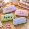 Custom Name Embroidered Seersucker Pencil Case, Back to School Gift, School Organizer LM32 669655
