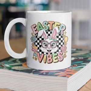 Easter Bunny Funny Vibes White Mug LM32 893131