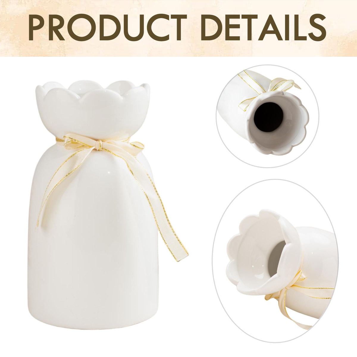 Custom First Mom Now Grandma Birth Month Flower Ceramic Vase LM32 899719