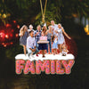 Custom Photo Sweet Family, Grandkids, Besties Acrylic Ornament Christmas Gift HA75 897922