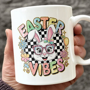 Easter Bunny Funny Vibes White Mug LM32 893131