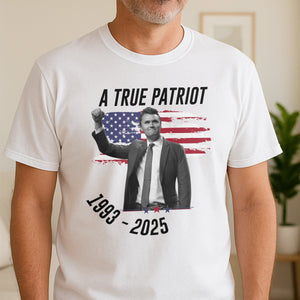 Charlie Kirk - A True Patriot Bright Shirt LM32 65437