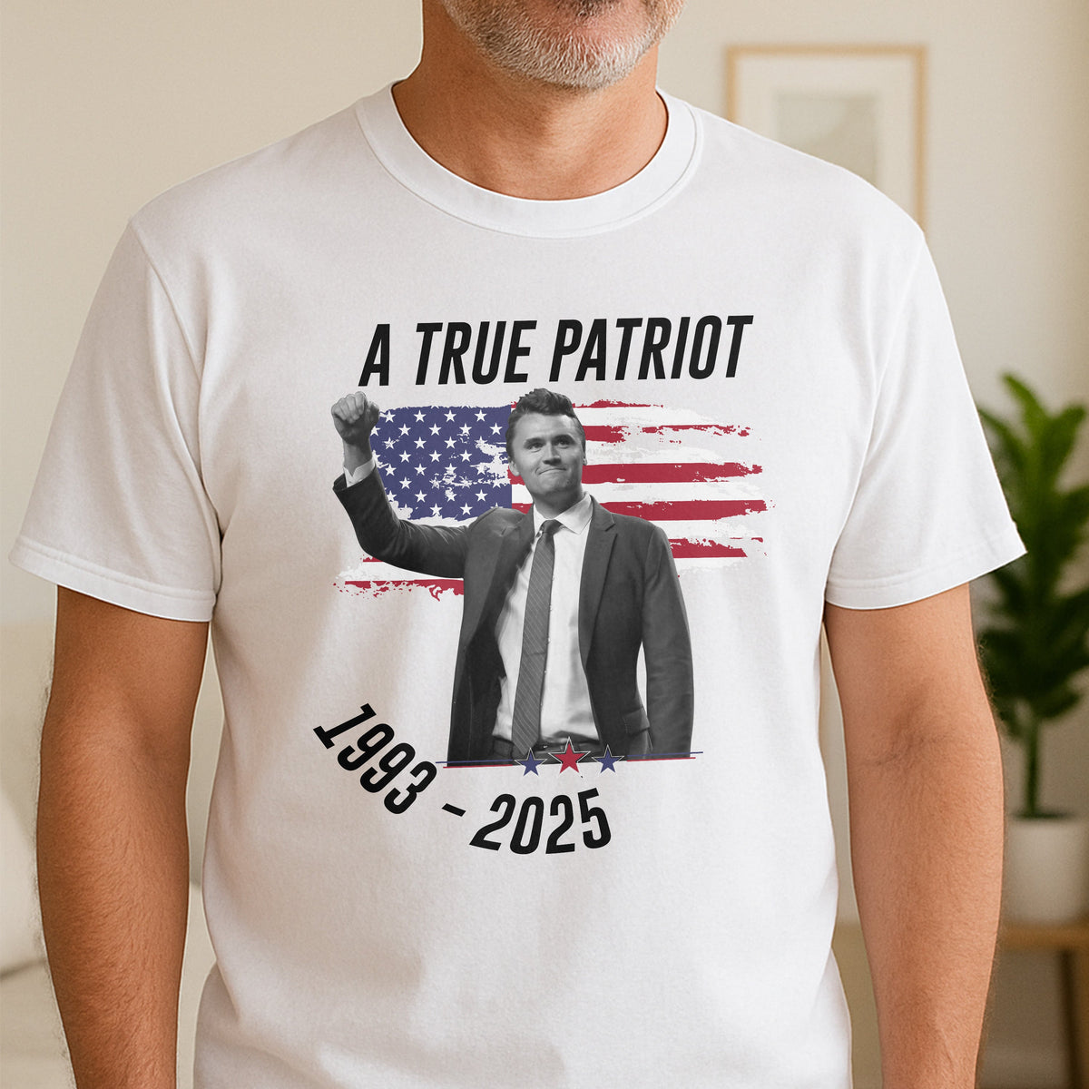 Charlie Kirk - A True Patriot Bright Shirt LM32 65437