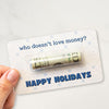 Personalized Gift Merry Christmas BRUH Money Holder Card LM32 897325