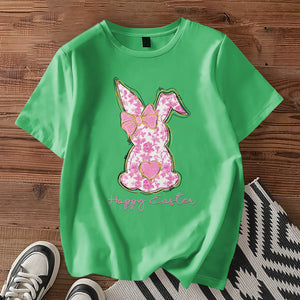 Coquette Happy Easter Pink Bunny T-Shirt LM32 893121