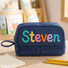 Personalized Yarn Name Canvas Pencil Case, Large Capacity, Back to School Gift for Kids LM32 669657