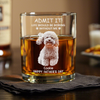 Custom Photo Life Would Be Boring Without Me Dog Cat Engraved Rock Glass HA75 891610