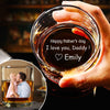 Custom Photo Merry Christmas I Love You Rock Glass TH10 TA29 890795