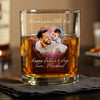 Custom Photo Forever Your Little Girl & Dad Christmas Print Rock Glass TA29 HO82 890488