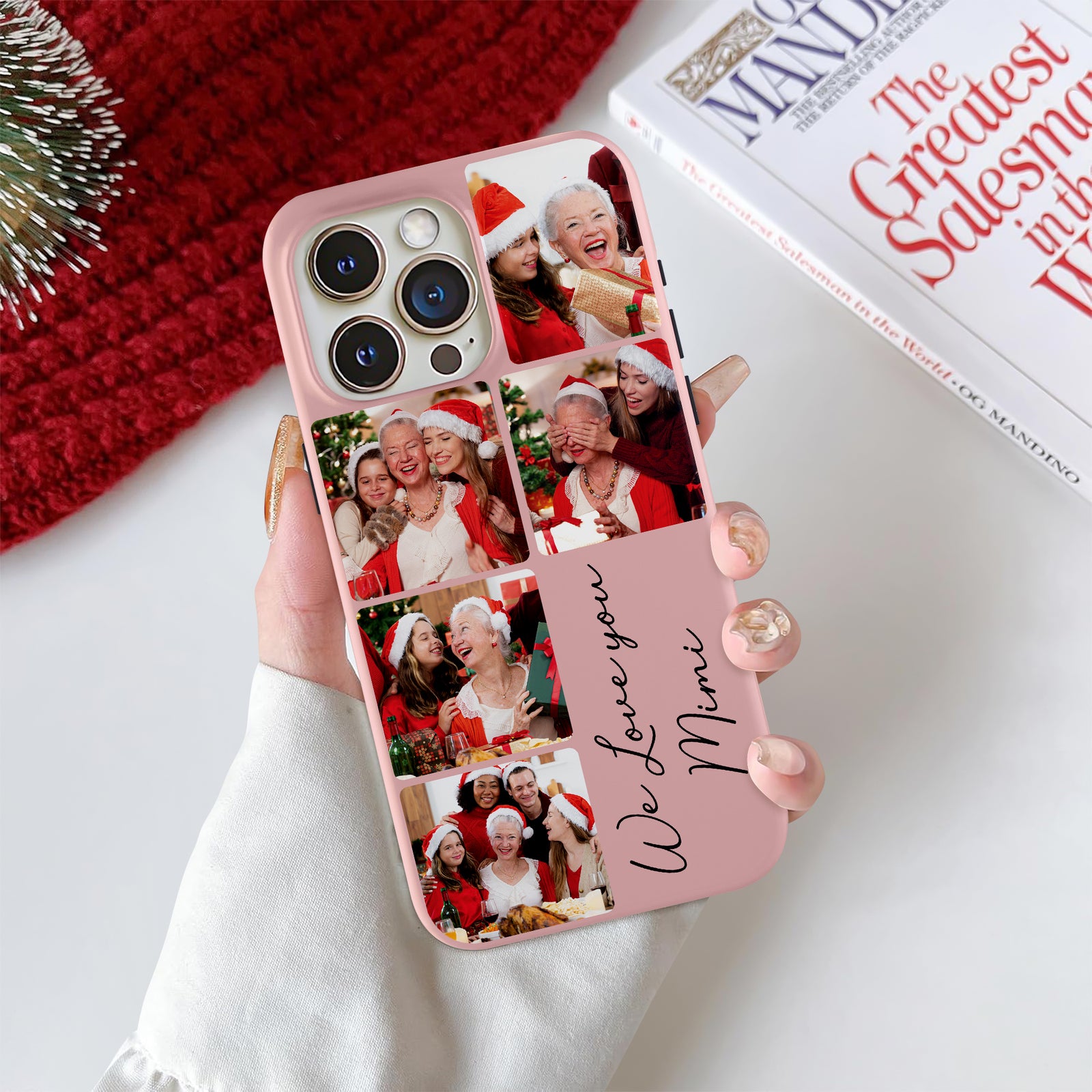 Custom Photo I Love You Mimi Phone Case Christmas Gift For Family LM32 895205