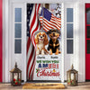 Custom Cute 3D Dog We Wish You Ameri Christmas Decoration Door Cover HA75 898084