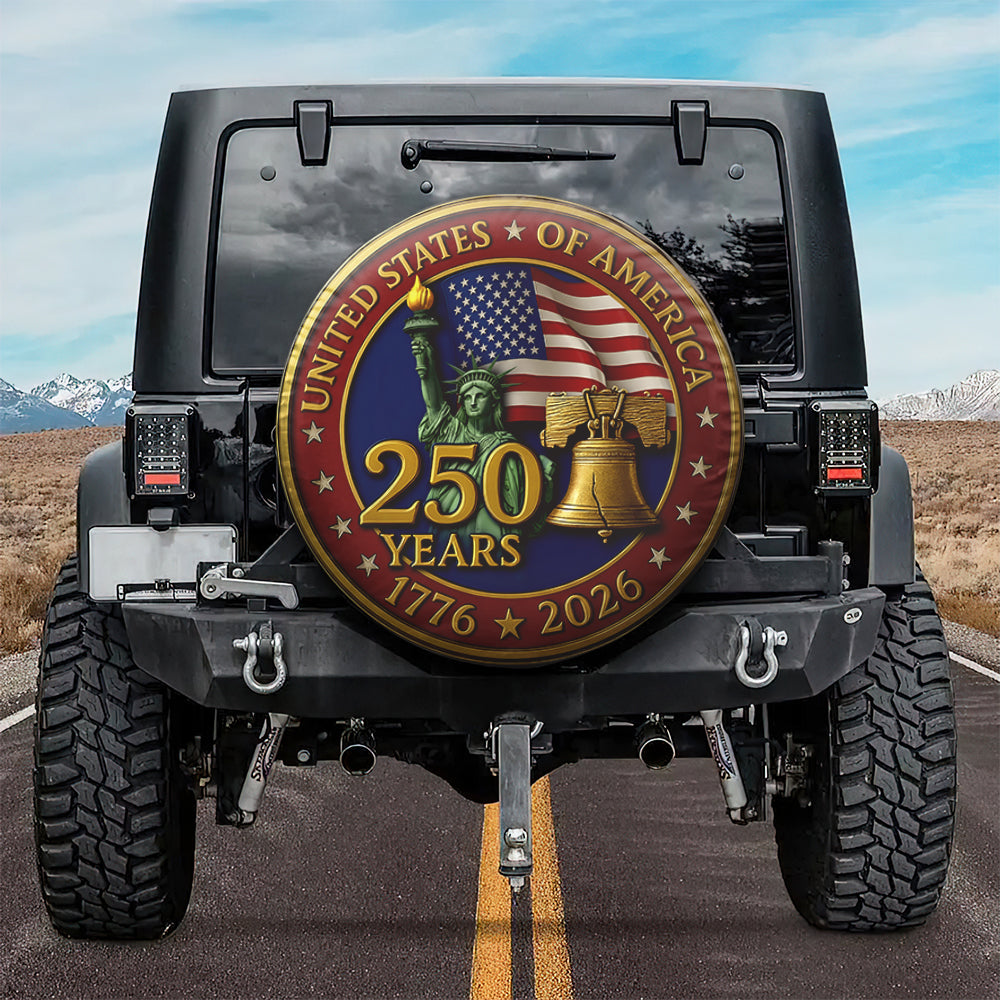 United States 250 Years 1776 - 2026 Tire Cover Gift for Family HA75 898954