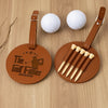 Custom Name The Golf Father Leather Golf Bag Tag Gift with Golf Tees, Personalized Leather Golf Bag Tag Gift with Golf Tees, Gift for Golfer HO82 900816
