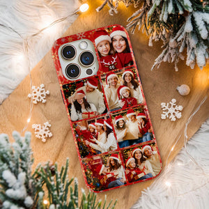 Custom Cute Photo Phone Case Christmas Gift For Family, Couple LM32 895131