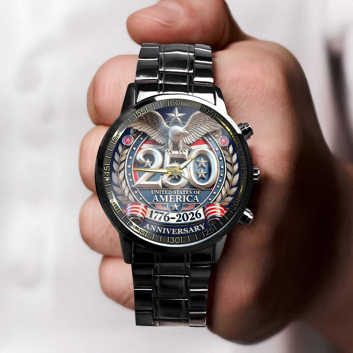 USA Eagles 250th Anniversary Semiquincentennial 1776-2026 Men's Wrist Watch HA75 920598