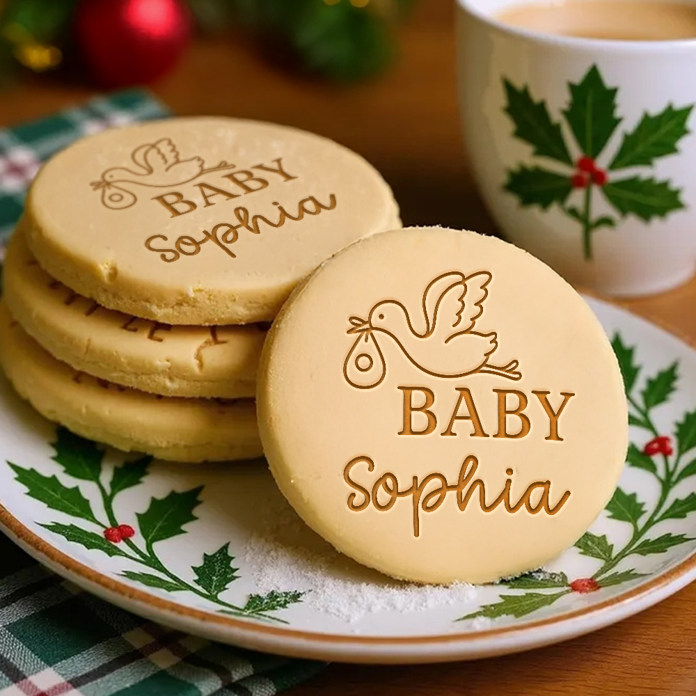 Custom Name Animal Baby Shower Cookie Stamp - Personalized Baking Gift CH07 180140