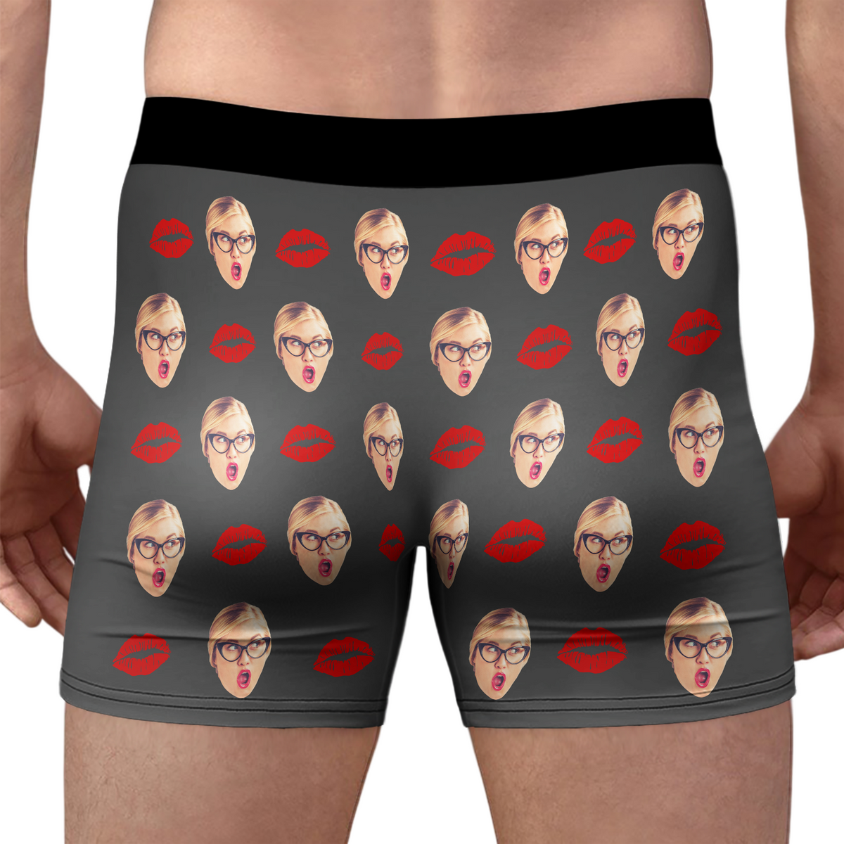 Custom Photo Novelty Boxer Briefs, Funny Custom Underwear for Men, Humorous Gift for Him LM32 669849