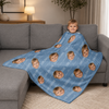Personalized Photo & Name Blanket for Kids, Soft Fleece Blanket, Newborn Baby Shower Gift, Nursery Blanket LM32 669515