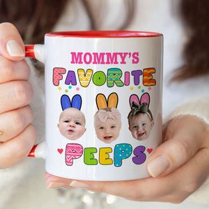 Custom Photo Favorite Peep For Easter Day Accent Mug TH10 892447